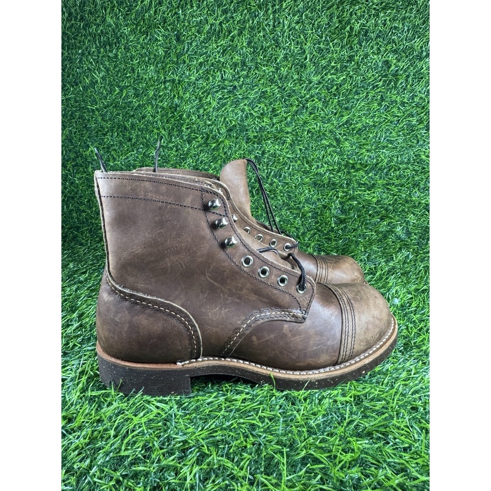 NEW Red Wing Heritage Iron Ranger Amber Harness Leather Boots 7 EE E2 8111